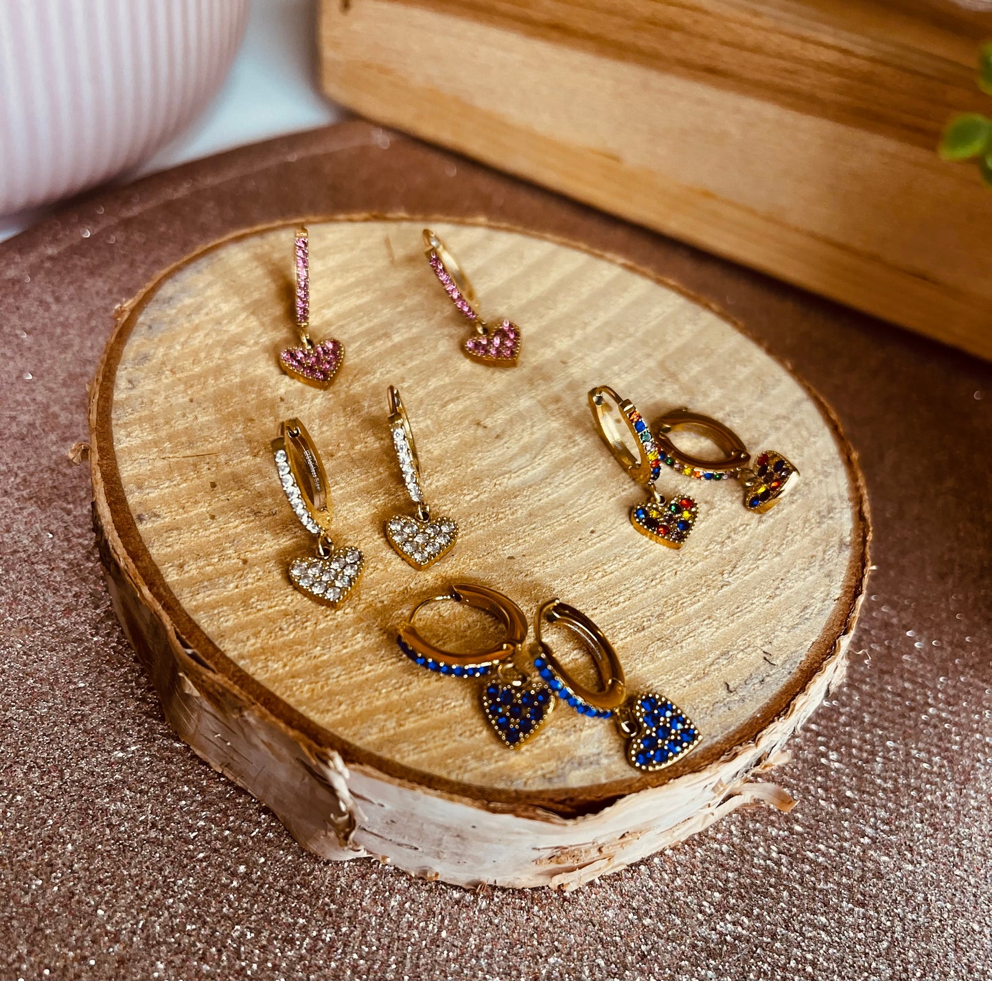 Boucles d'oreilles Coralie